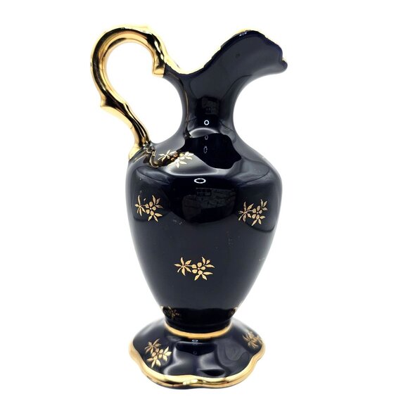 Porcelaine D'Art Limoges France Courting Couple Creamer Pitcher Bud Vase 6" - Picture 7 of 14